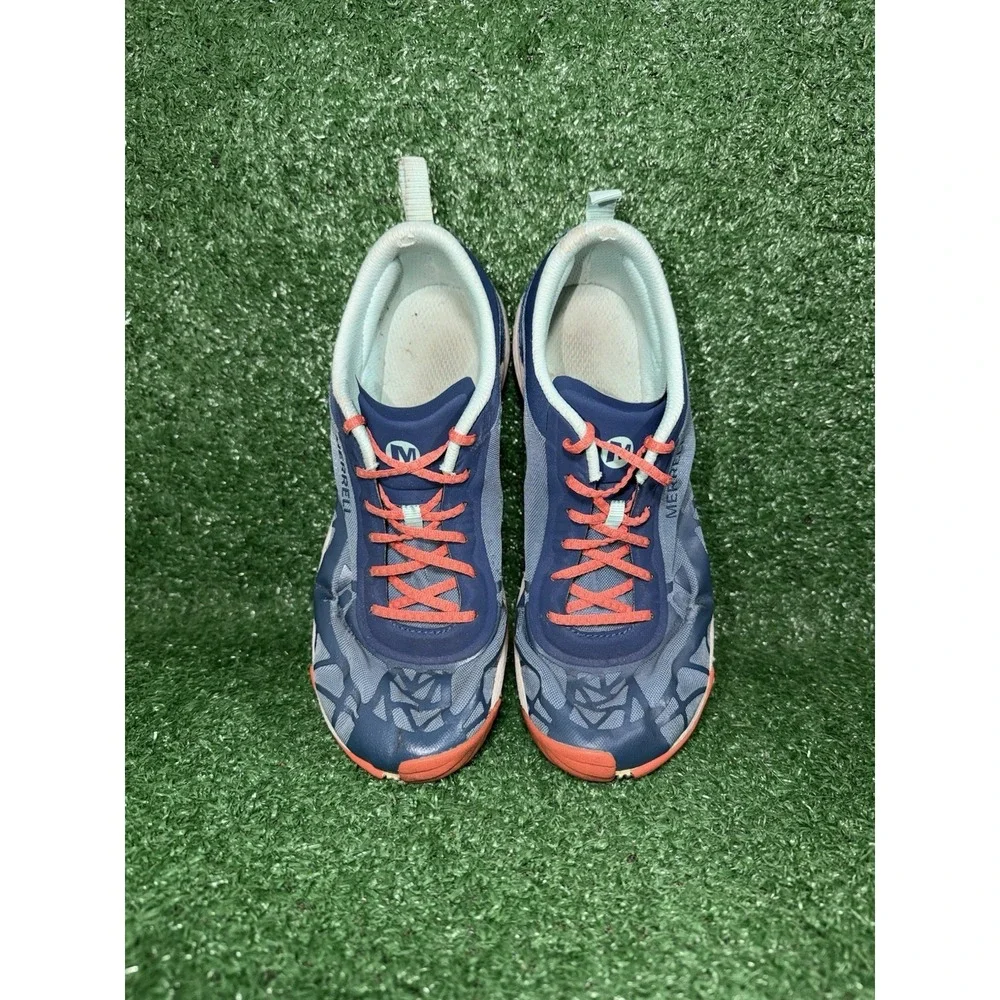 Merrell Minimalist Shoes Womens Size 8.5 All‎ Out Soar Blue Running Gym Sneakers